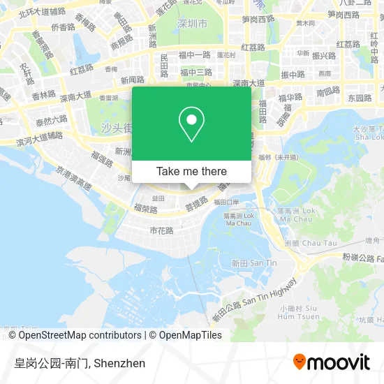 皇岗公园-南门 map