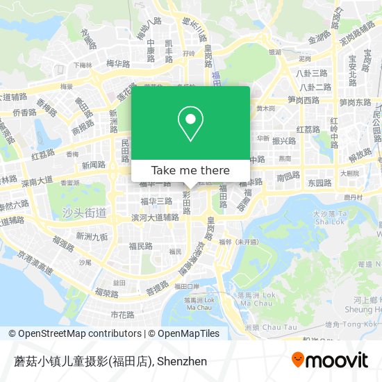 蘑菇小镇儿童摄影(福田店) map