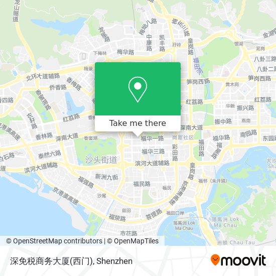 深免税商务大厦(西门) map