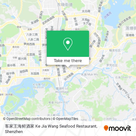 客家王海鲜酒家 Ke Jia Wang Seafood Restaurant map