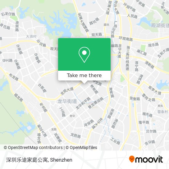 深圳乐途家庭公寓 map