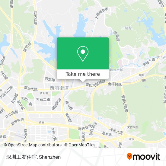 深圳工友住宿 map