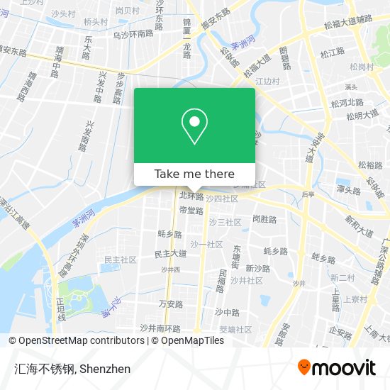 汇海不锈钢 map