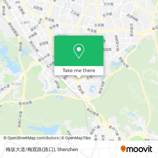 梅坂大道/梅观路(路口) map