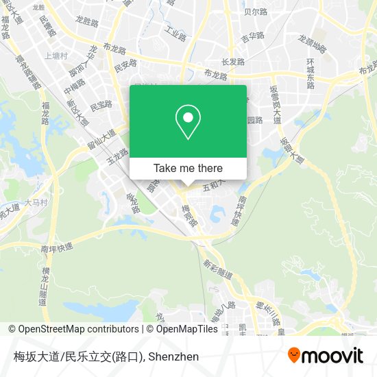 梅坂大道/民乐立交(路口) map