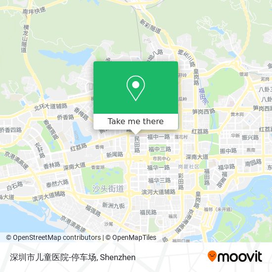 深圳市儿童医院-停车场 map