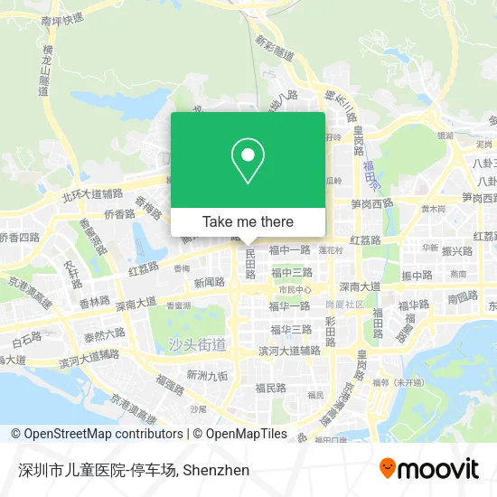 深圳市儿童医院-停车场 map