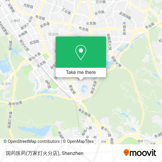 国药医药(万家灯火分店) map