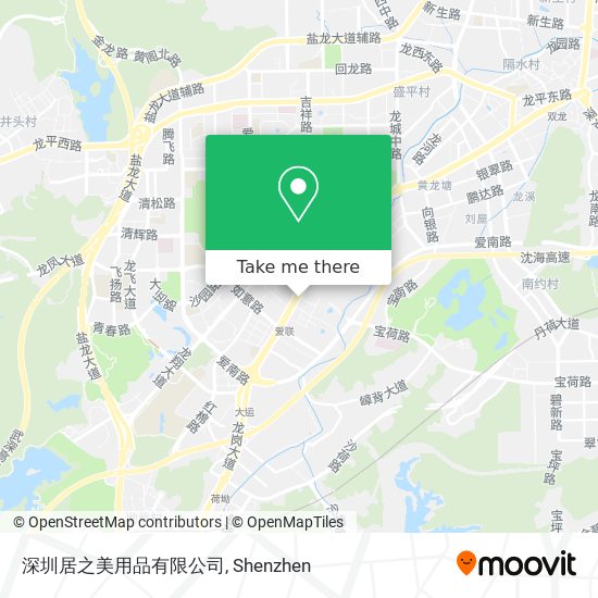 深圳居之美用品有限公司 map