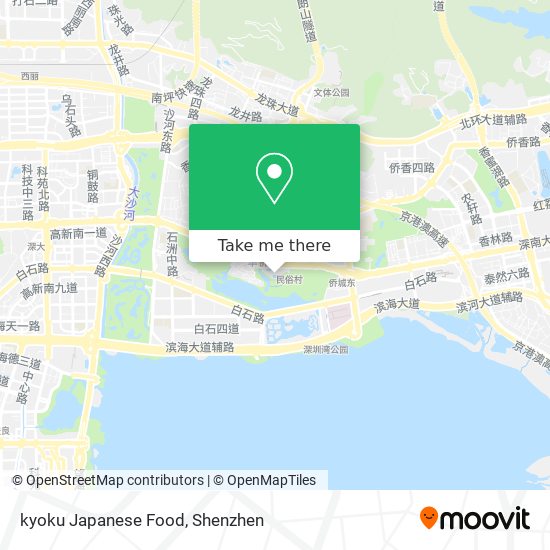 kyoku Japanese Food map