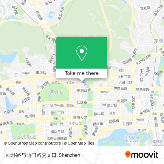 西环路与西门路交叉口 map
