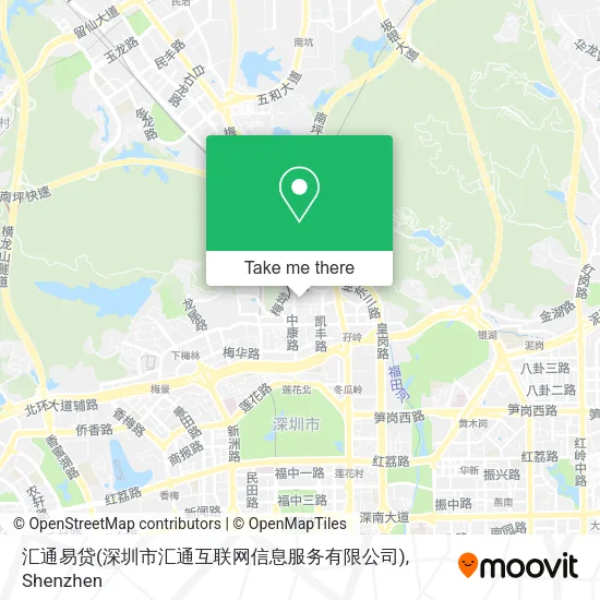 汇通易贷(深圳市汇通互联网信息服务有限公司) map
