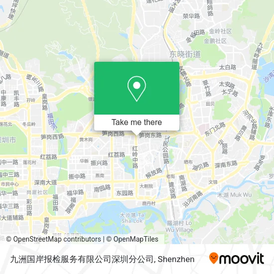 九洲国岸报检服务有限公司深圳分公司 map