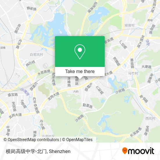 横岗高级中学-北门 map
