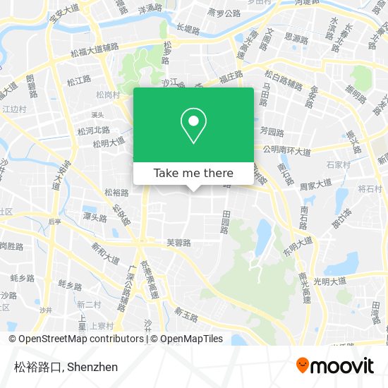 松裕路口 map