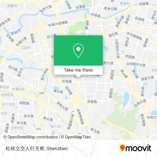 松裕立交人行天桥 map