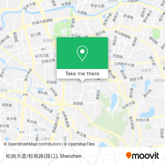 松岗大道/松裕路(路口) map