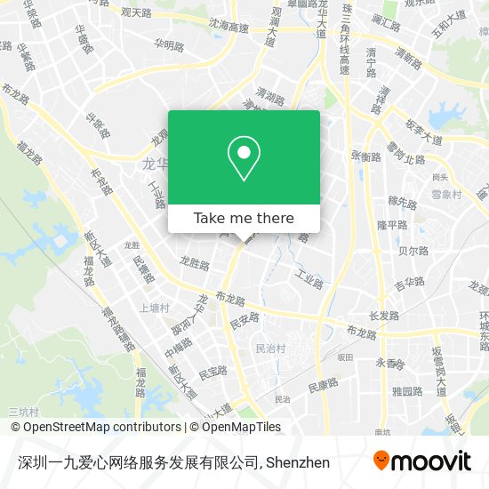 深圳一九爱心网络服务发展有限公司 map