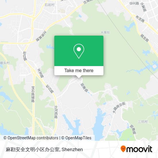 麻勘安全文明小区办公室 map