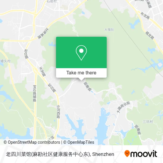 老四川菜馆(麻勘社区健康服务中心东) map