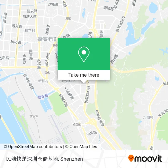 民航快递深圳仓储基地 map