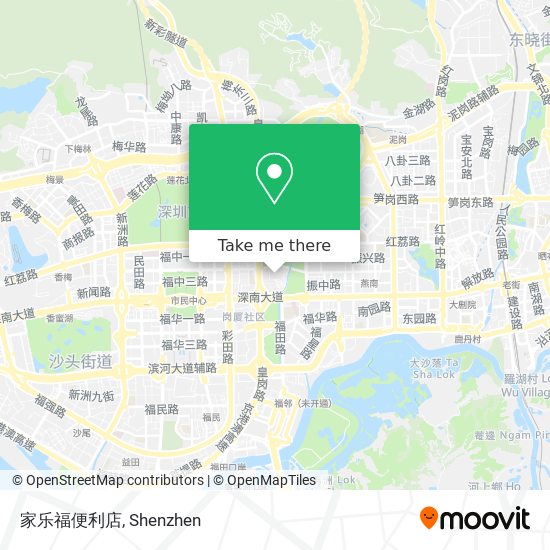 家乐福便利店 map