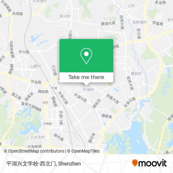 平湖兴文学校-西北门 map