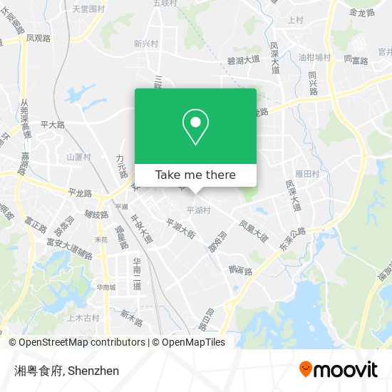 湘粤食府 map