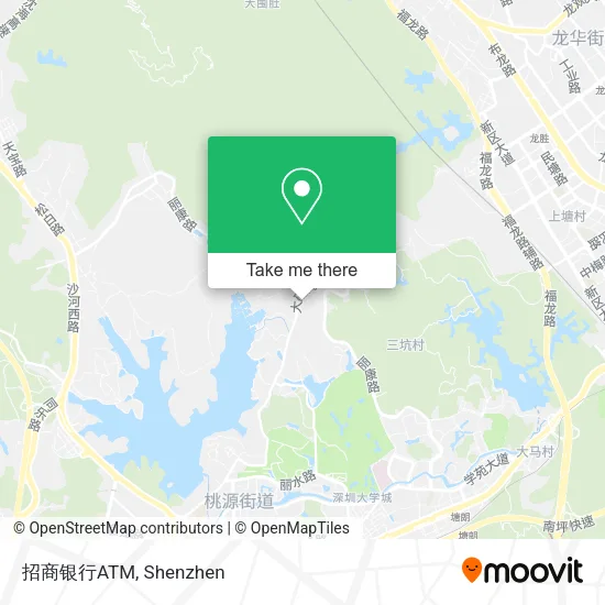 招商银行ATM map