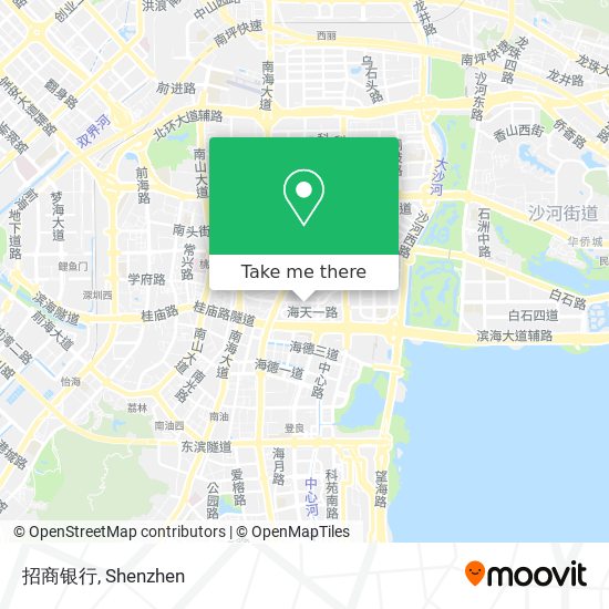 招商银行 map