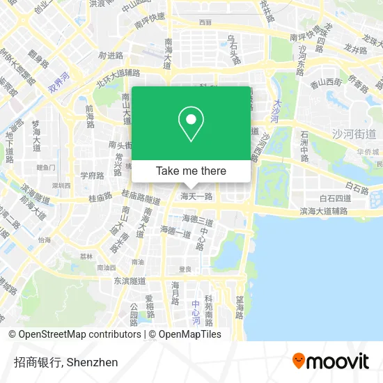 招商银行 map