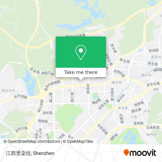 江西烫染拉 map