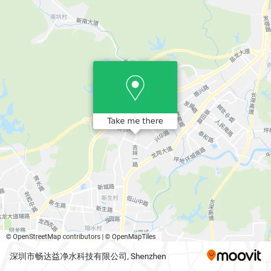 深圳市畅达益净水科技有限公司 map
