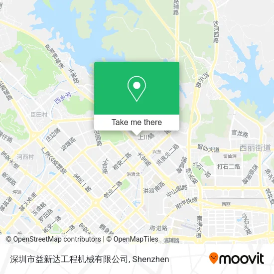 深圳市益新达工程机械有限公司 map
