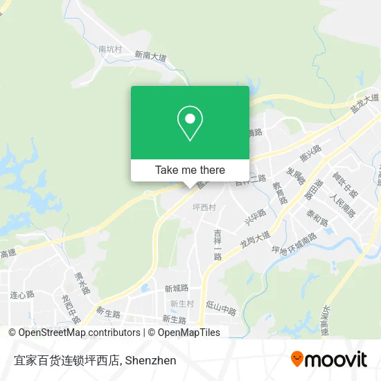 宜家百货连锁坪西店 map