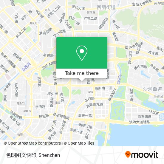 色朗图文快印 map
