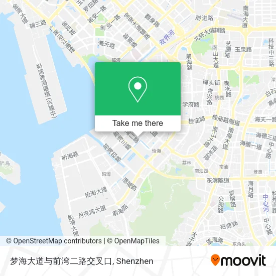 梦海大道与前湾二路交叉口 map