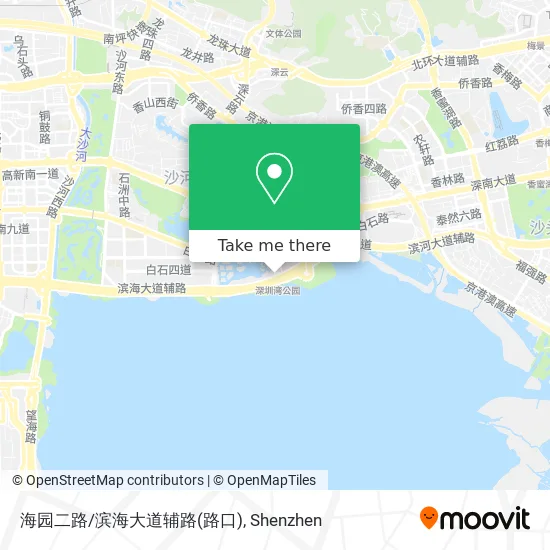 海园二路/滨海大道辅路(路口) map