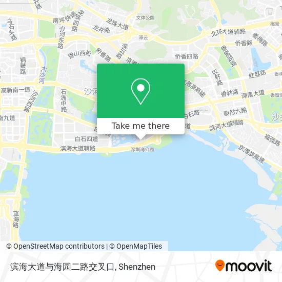 滨海大道与海园二路交叉口 map