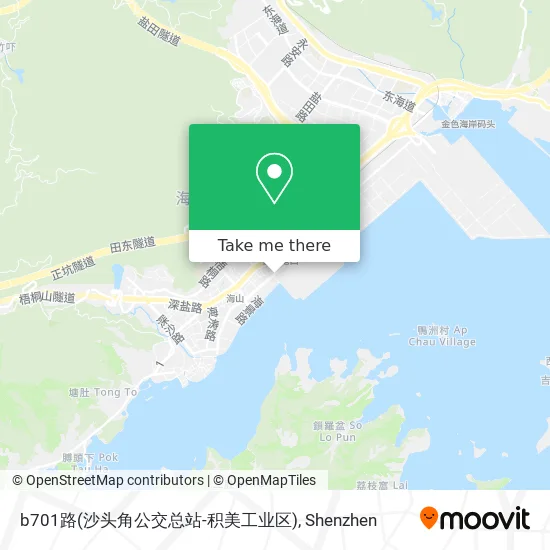 b701路(沙头角公交总站-积美工业区) map