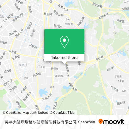 美年大健康瑞格尔健康管理科技有限公司 map