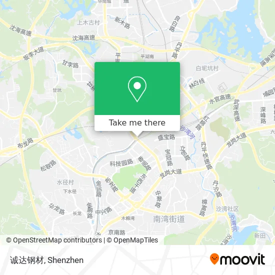 诚达钢材 map