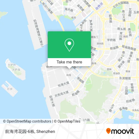 前海湾花园-6栋 map