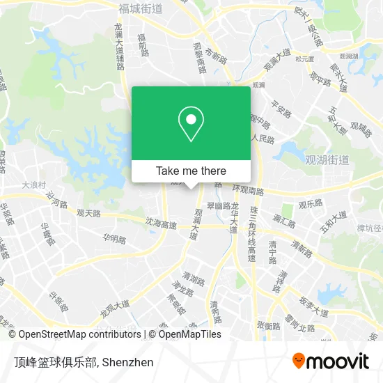 顶峰篮球俱乐部 map