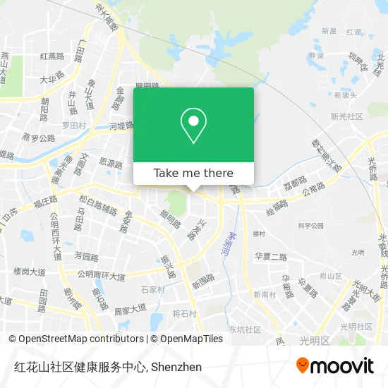 红花山社区健康服务中心 map
