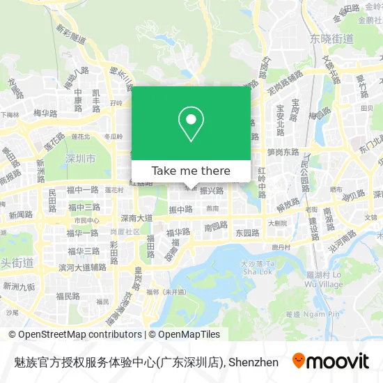 魅族官方授权服务体验中心(广东深圳店) map