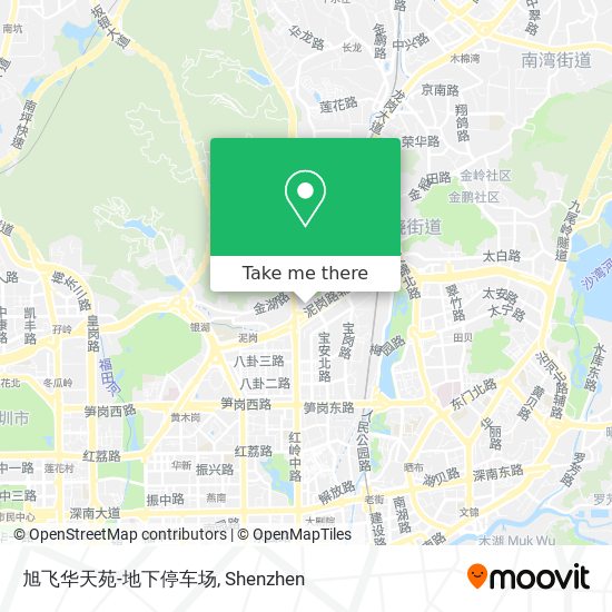 旭飞华天苑-地下停车场 map