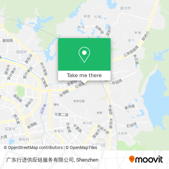 广东行进供应链服务有限公司 map