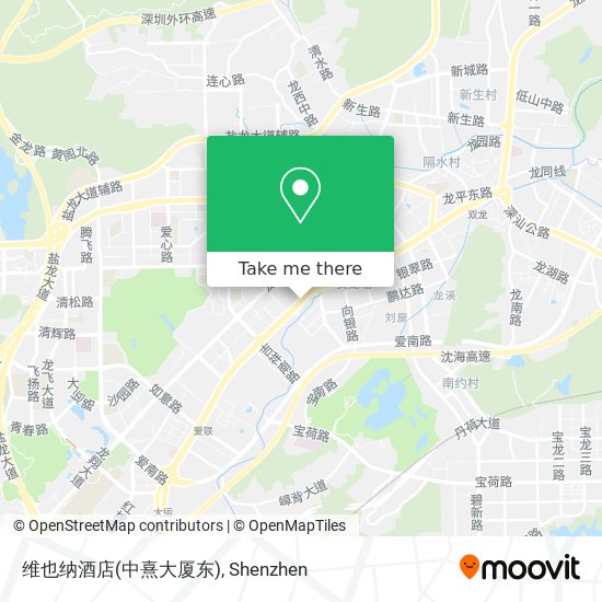 维也纳酒店(中熹大厦东) map
