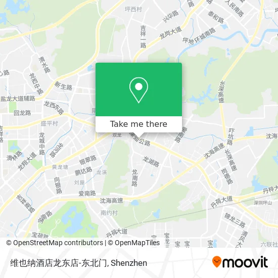 维也纳酒店龙东店-东北门 map